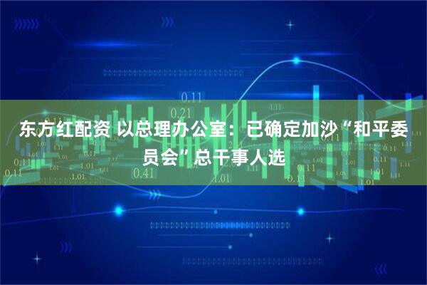东方红配资 以总理办公室:已确定加沙“和平委员会”总干事人选